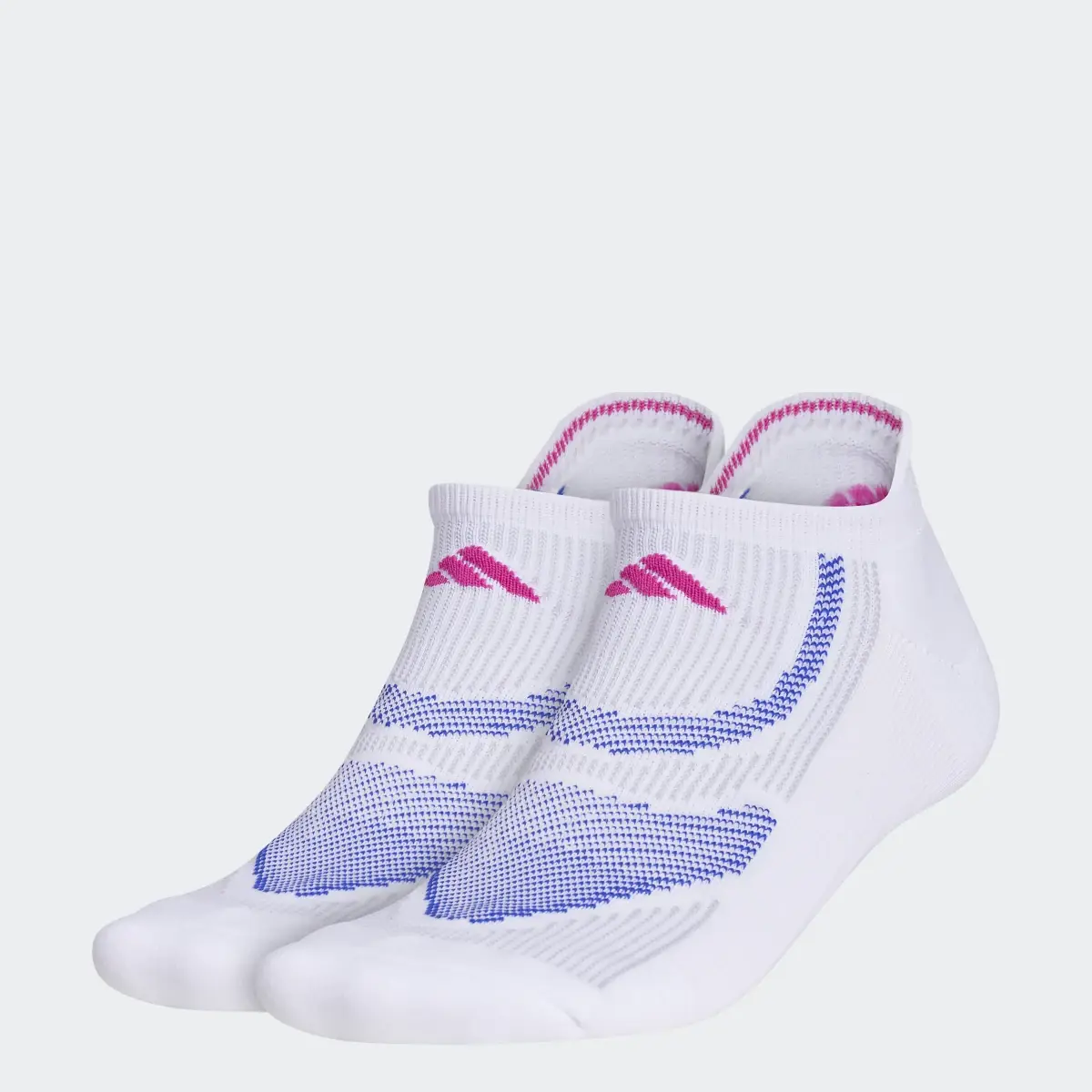 Adidas Superlite Performance No-Show Socks 2 Pairs. 1