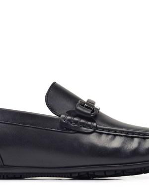 Siyah Bağcıksız Yazlık Loafer Erkek Ayakkabı -95401-