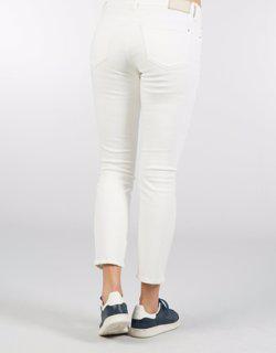 893 Julia Boyfriend Fit Orta Bel Crop Leg Kadın Beyaz Jean Pantolon