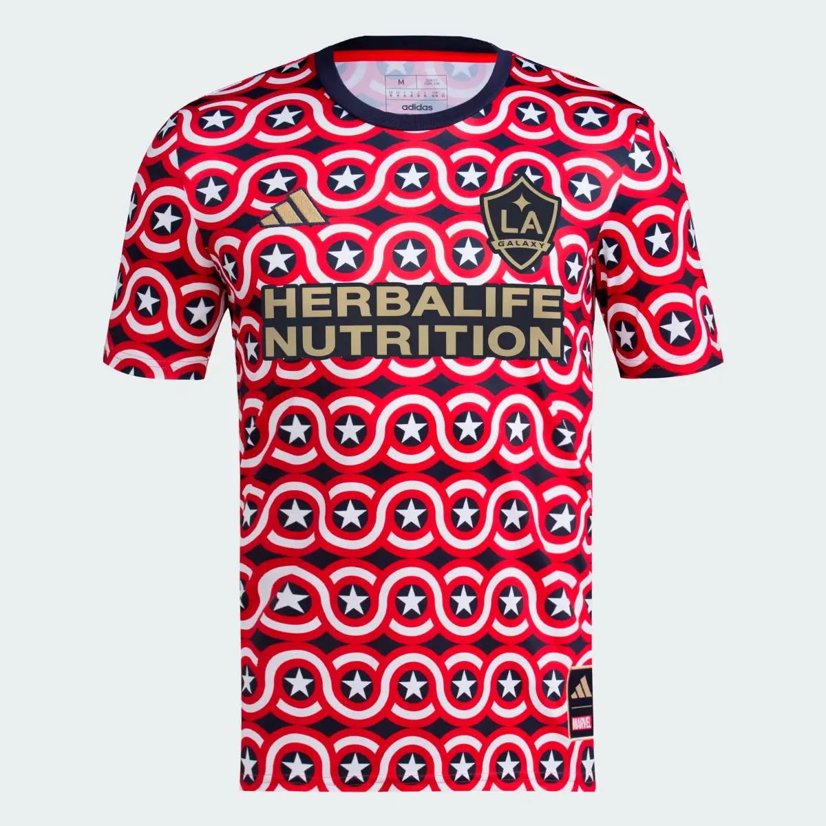 Adidas LA Galaxy Americana Pre-Match Jersey Kids. 1