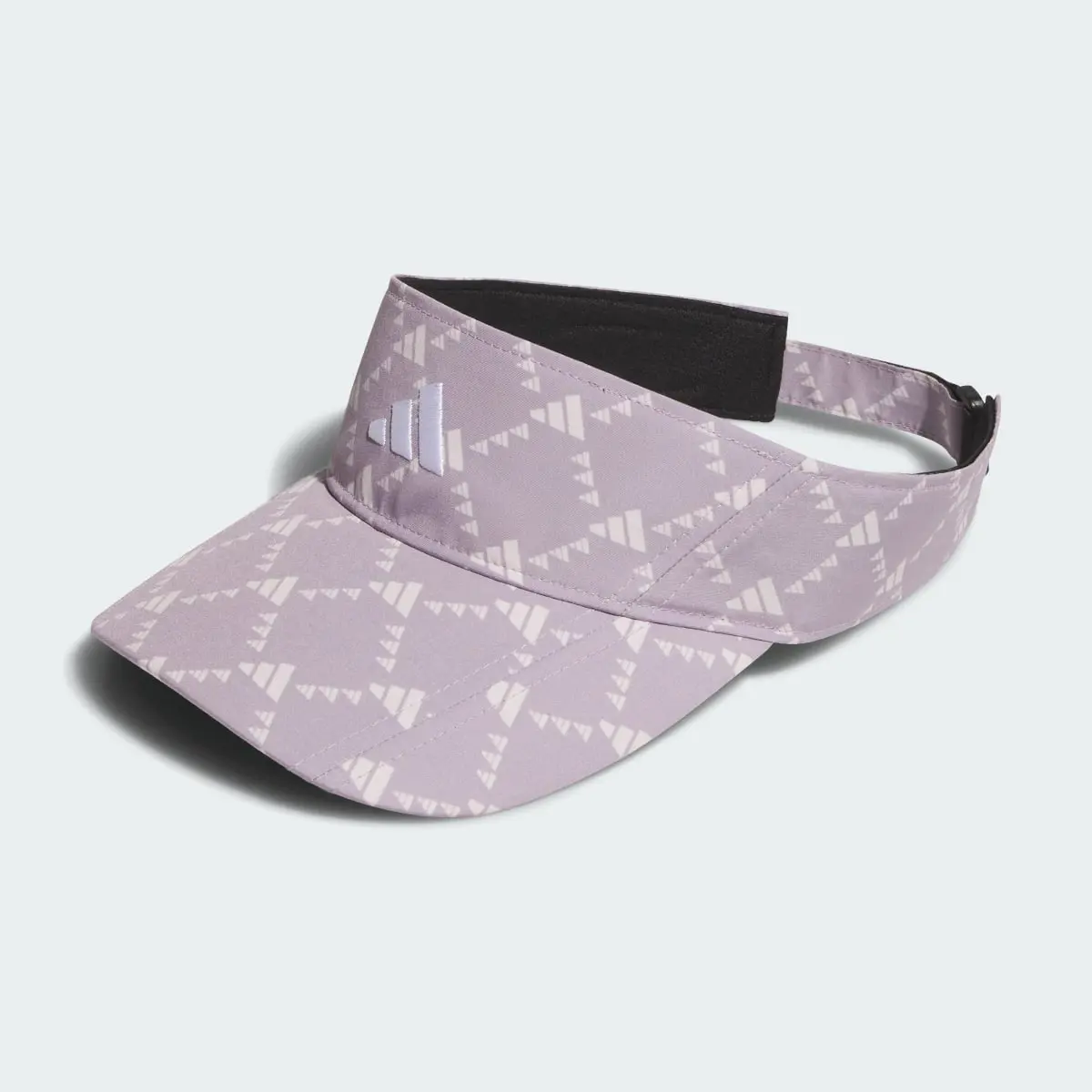 Adidas Monogram Print Fairway Visor. 2