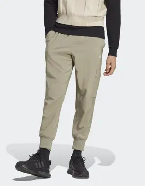 Adidas Essentials Small Logo Woven Cargo Ankle-Length Pants