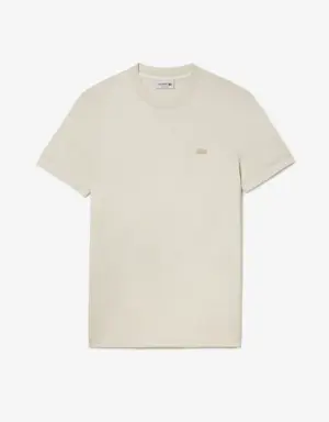 T-shirt uni homme Lacoste en coton biologique
