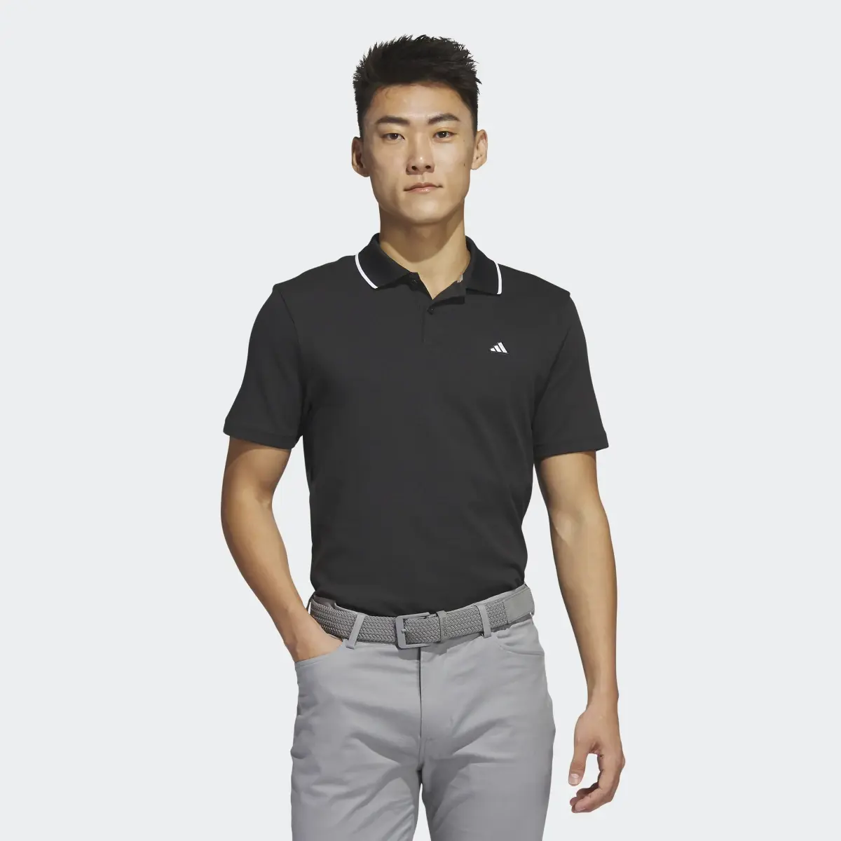 Adidas Go-To Piqué Golf Polo Shirt. 2