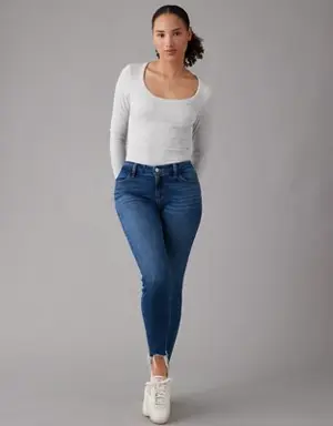 Next Level Curvy High-Waisted Cropped Jegging