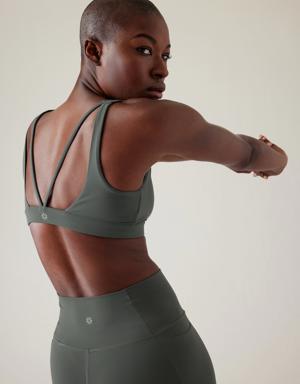 Athleta Exhale Bra A&#45C green