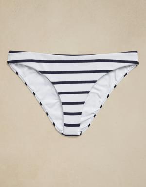 Eberjey &#124 Retro Stripes Annia Bikini Bottom white
