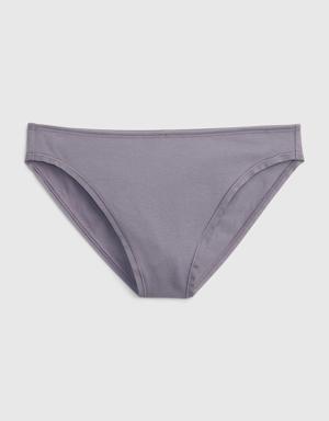 Gap Organic Stretch Cotton Bikini Brief gray