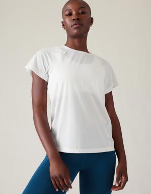 Athleta Ultimate Train Tee white