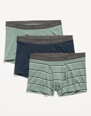 Built-In Flex Trunks Underwear 3-Pack -- 3-inch inseam green