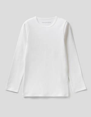 long sleeve t-shirt in warm cotton