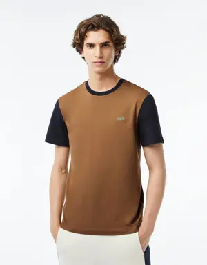 T-shirt color block regular fit in jersey