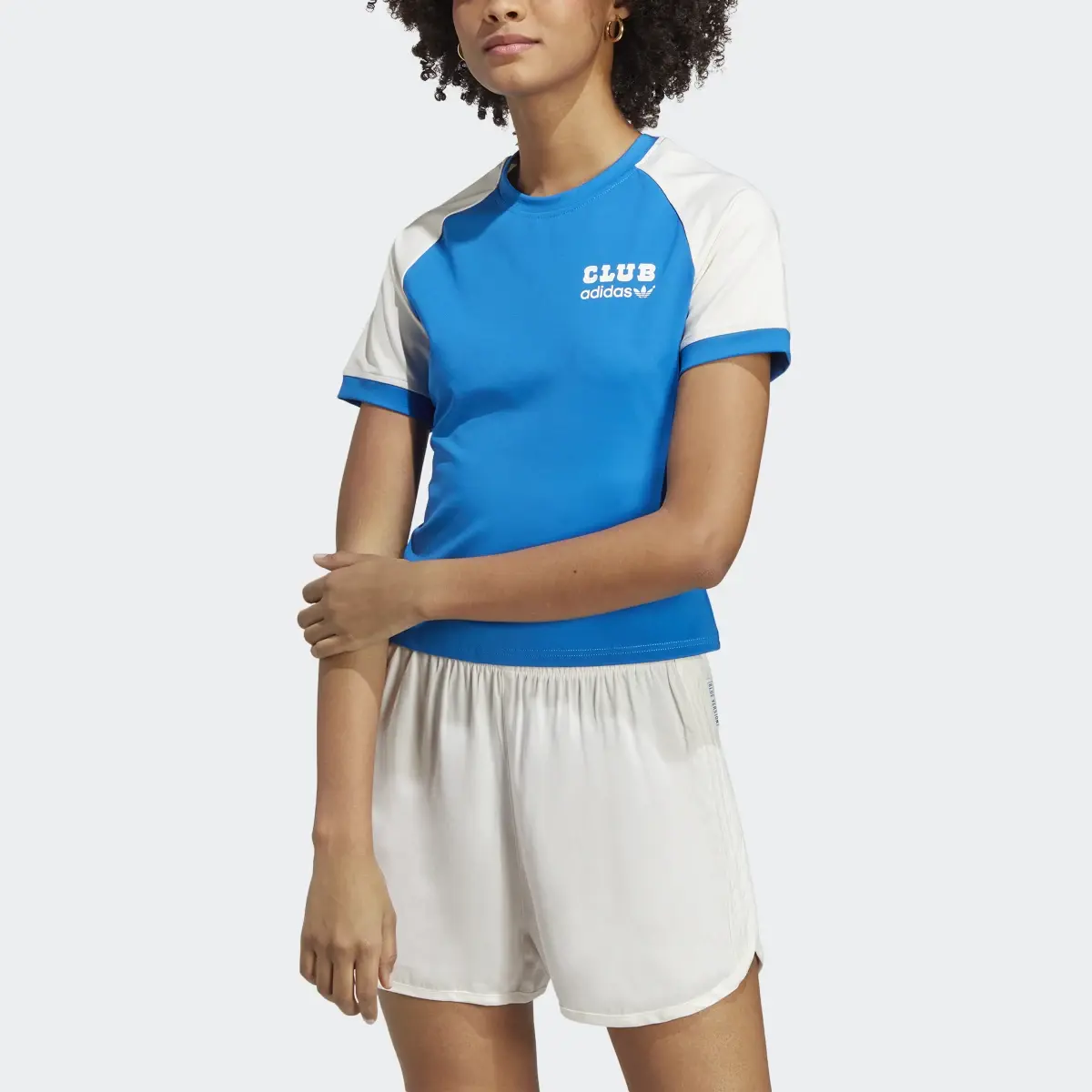 Adidas Blue Version Club Tee. 1