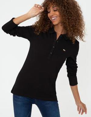 Kadın Siyah Sweatshirt Basic
