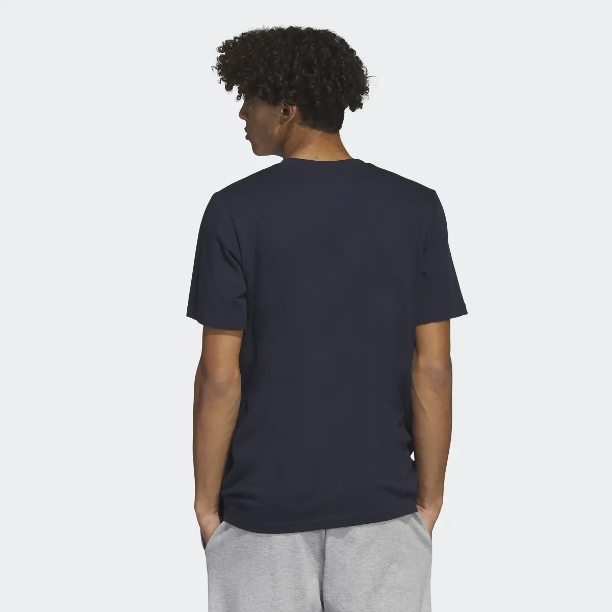 Adidas Logo Pen Fill - Sportswear Graphic Tee. 3