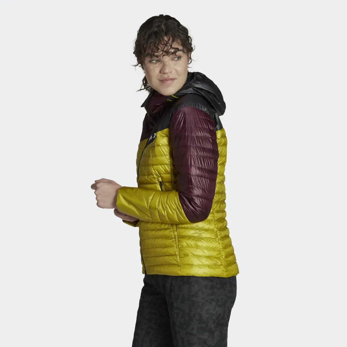 Adidas Techrock Year-Round Down Hooded Jacket. 3