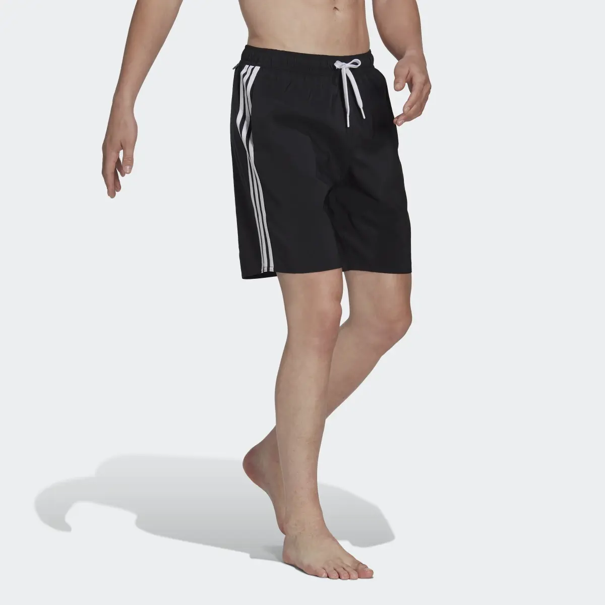 Adidas Shorts de Natación CLX 3 Franjas. 3