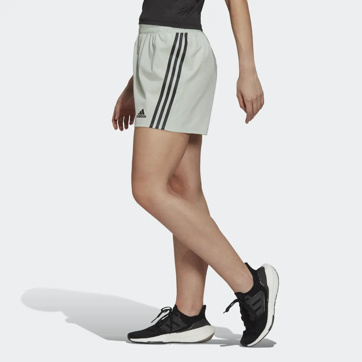 Adidas TRAINICONS 3-Stripes Woven Shorts. 2