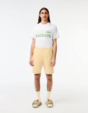 Men’s Lacoste Unbrushed Organic Cotton Fleece Shorts