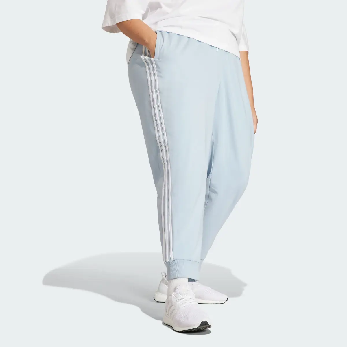 Adidas Essentials 3-Stripes Pants (Plus Size). 3