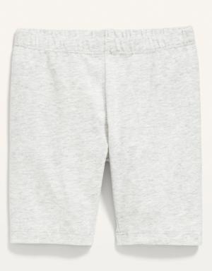 Mid-Length Biker Shorts for Toddler Girls gray