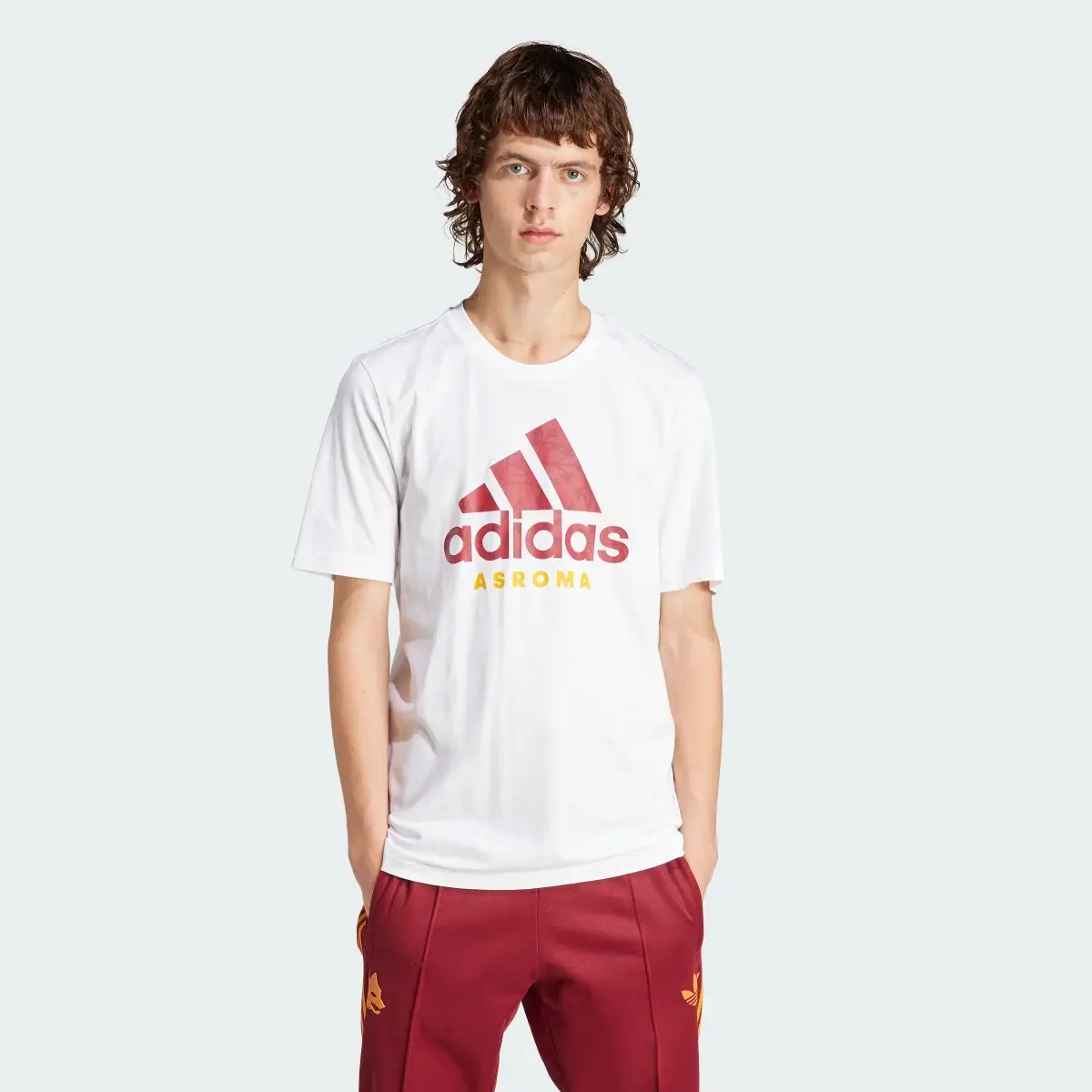 Adidas AS Roma DNA Graphic T-Shirt. 2