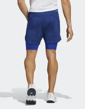 Melbourne Tennis Two-in-One 7-inch Shorts