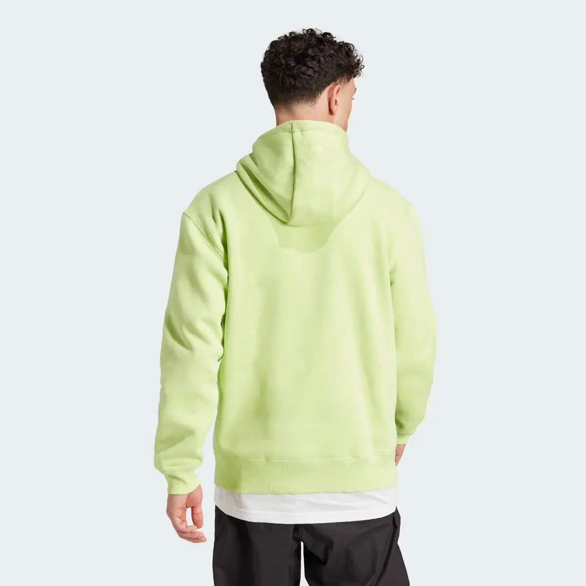 Adidas All SZN Fleece Graphic Hoodie. 3