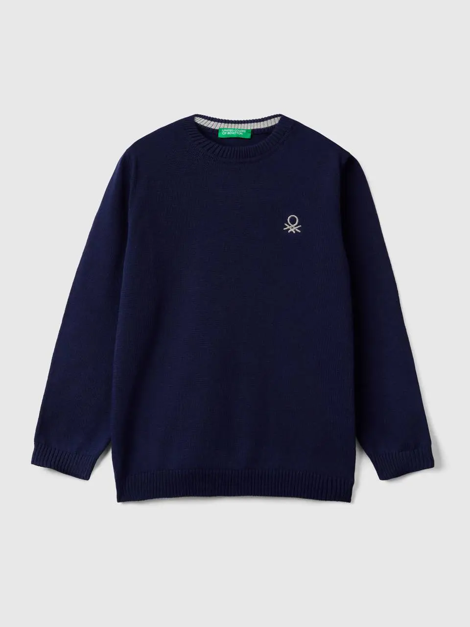 Benetton regular fit sweater in 100% cotton. 1