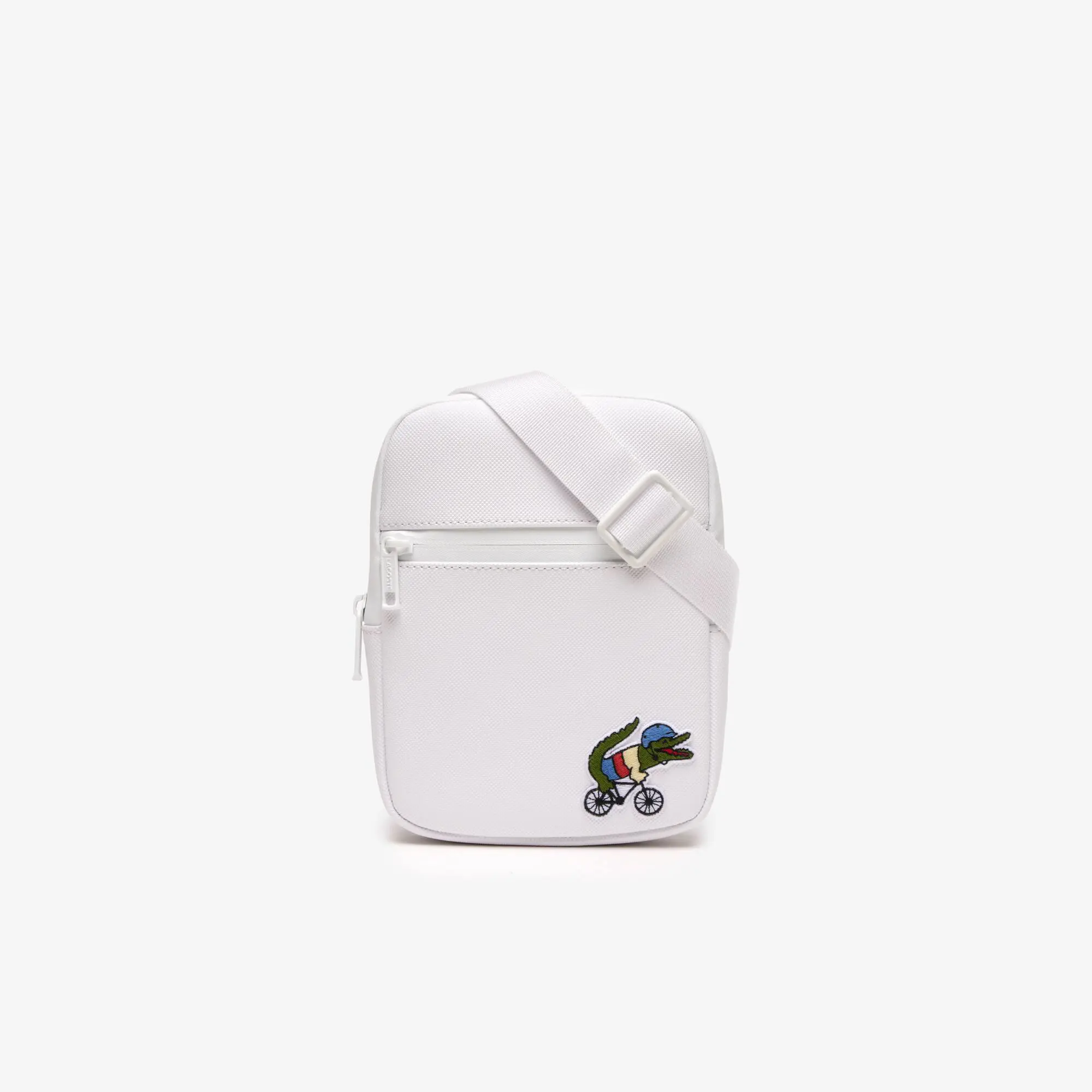 Lacoste Men’s Lacoste x Netflix Croc Print Shoulder Bag - Small. 1