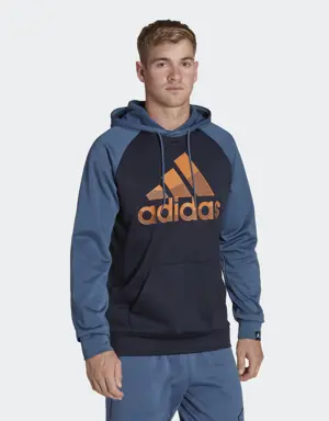 Adidas Sweat-shirt à capuche AEROREADY Game and Go Big Logo. 2 Adidas Sweat-shirt à capuche AEROREADY Game and Go Big Logo. 2