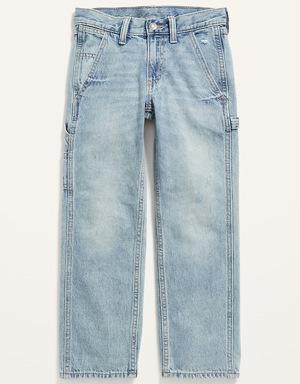 Loose Non-Stretch Carpenter Jeans for Boys