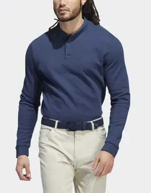 Go-To Long Sleeve Henley Polo Shirt