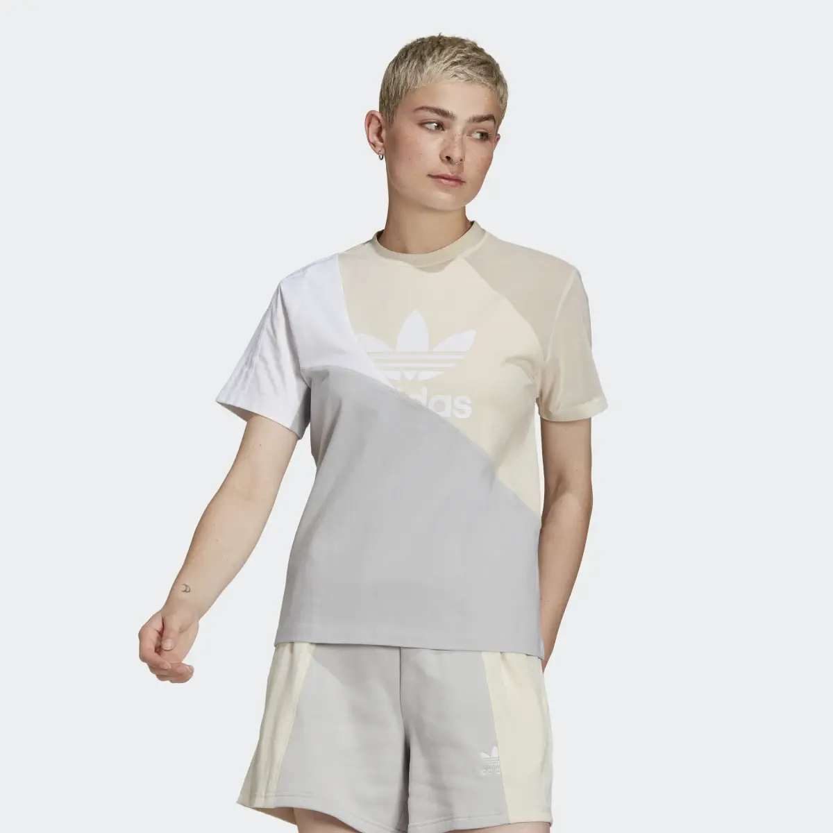 Adidas Adicolor Split Trefoil T-Shirt. 2