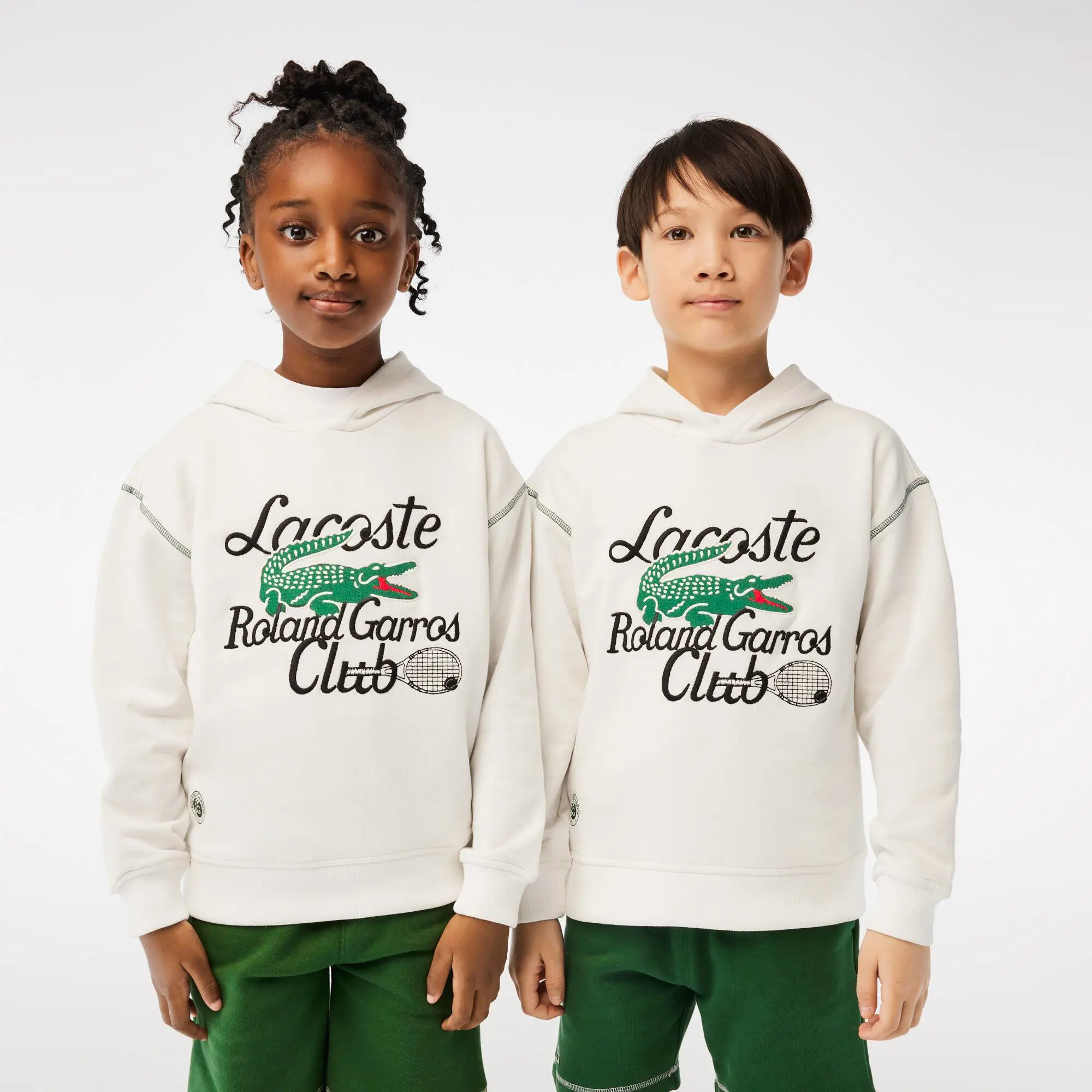 Lacoste Sudadera con capucha infantil Lacoste × Netflix en algodón ecológico. 1