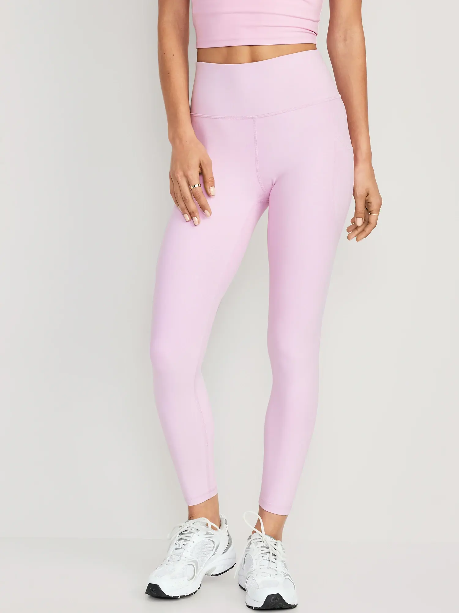 Old Navy - High-Waisted PowerSoft 7/8 Leggings for Women purple