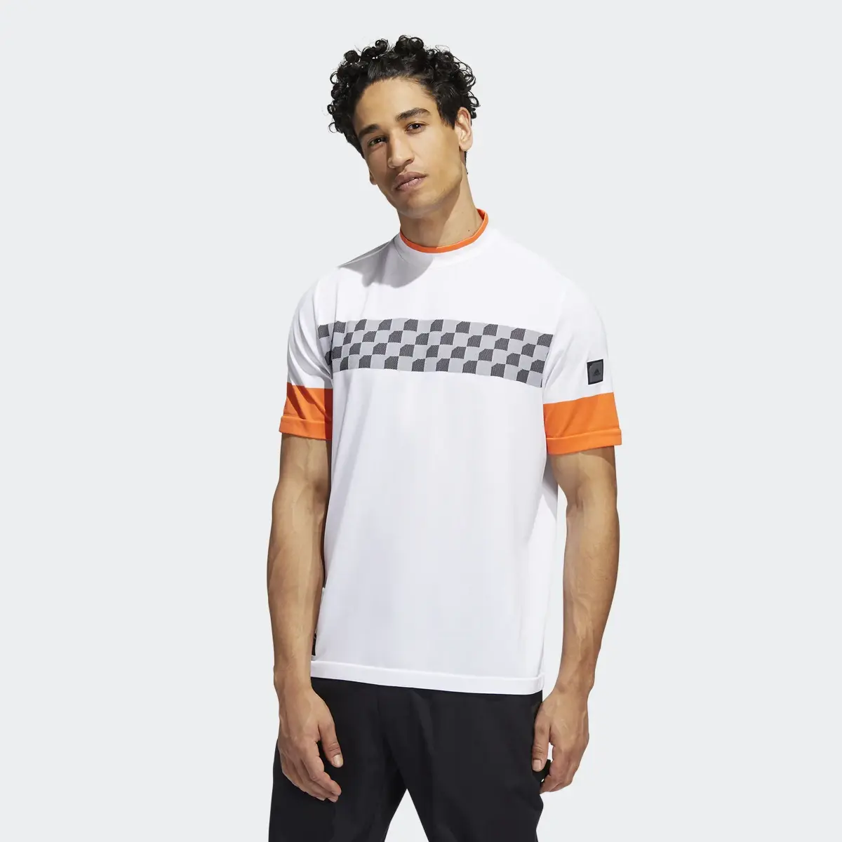 Adidas Adicross Checkered Polo. 2