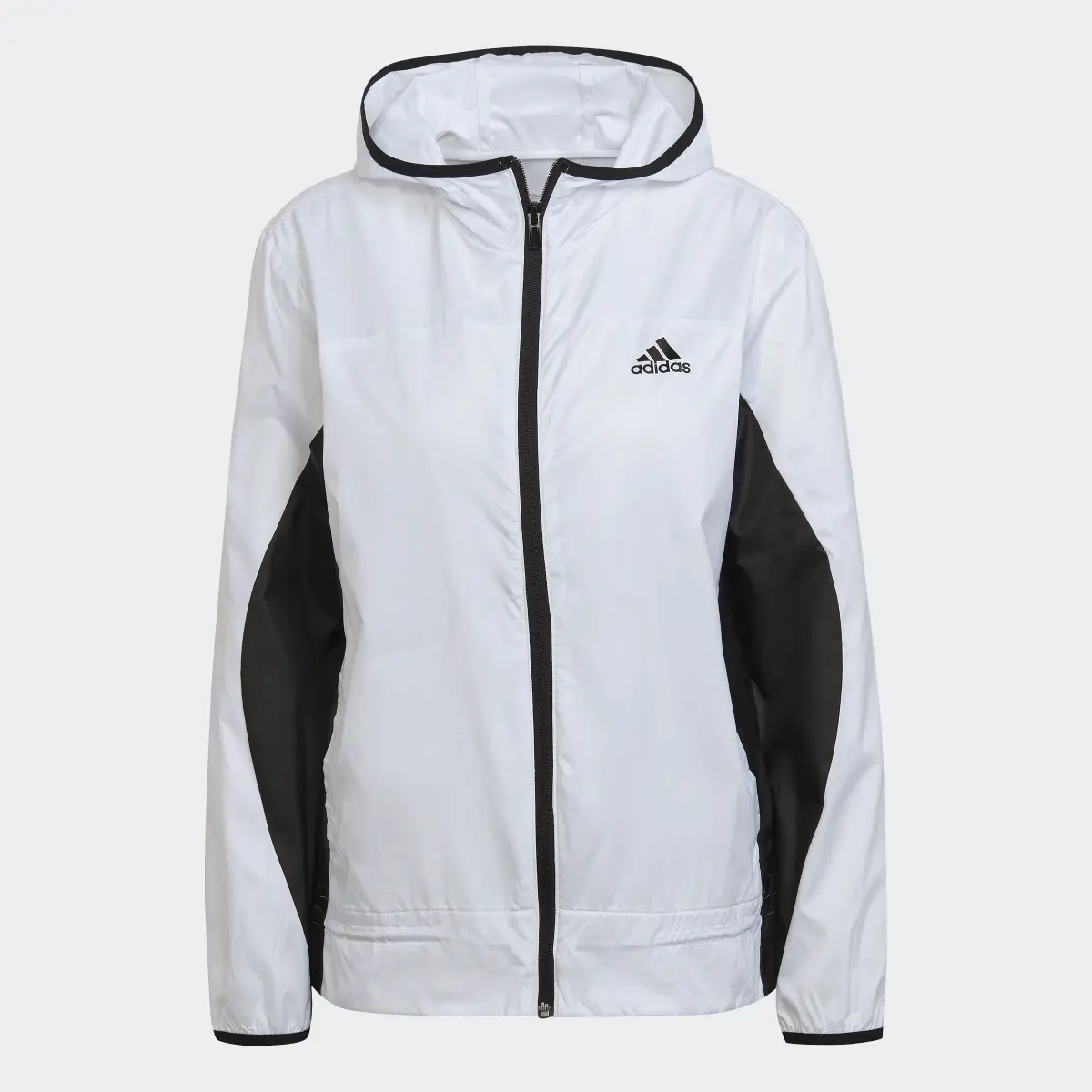 Adidas AEROREADY Logo Running Windbreaker. 1