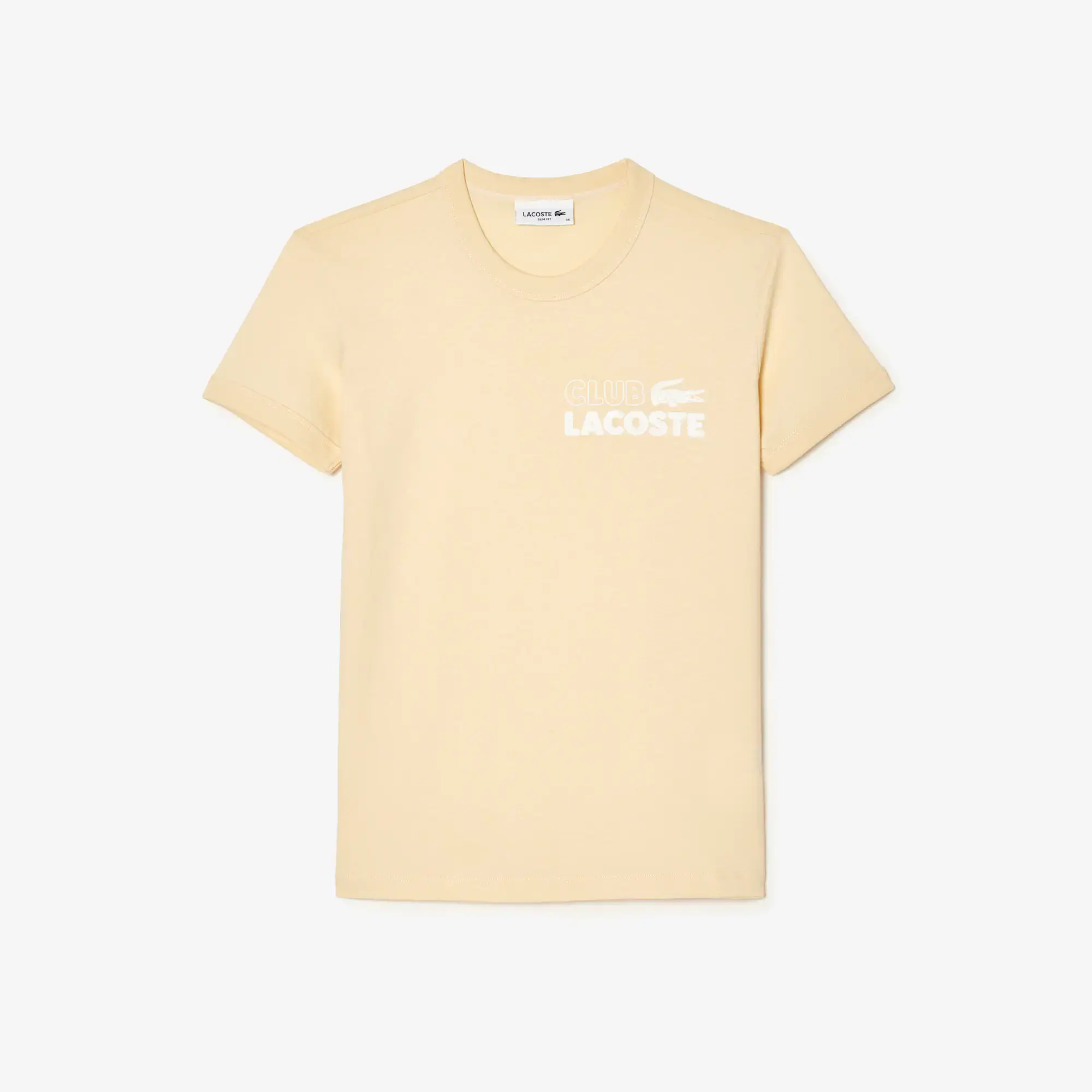 Lacoste Women’s Slim Fit Organic Cotton Jersey T-Shirt. 2