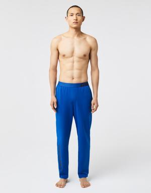 Erkek Regular Fit Baskılı Lacivert Pijama Altı