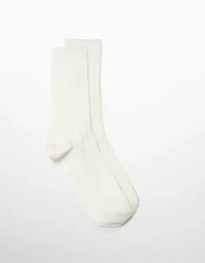 Mango Ribbed socks