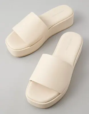 American Eagle Platform Slide Sandal. 1