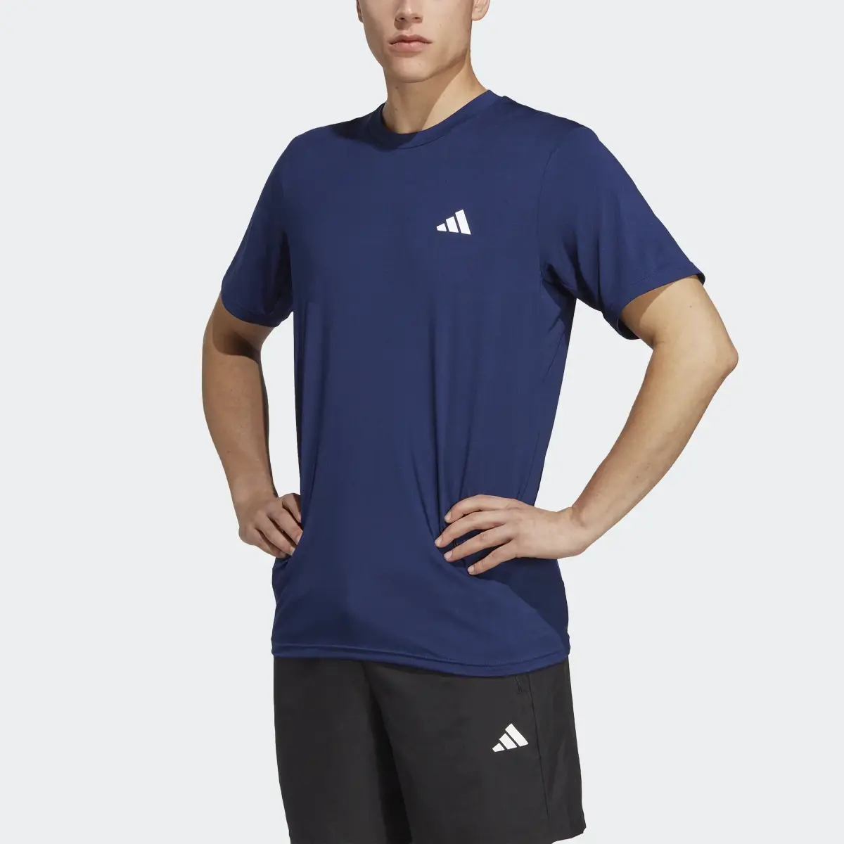 Adidas Train Essentials Stretch Training Tee. 1