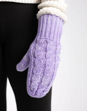 Light Purple - Cozy Lined Mittens