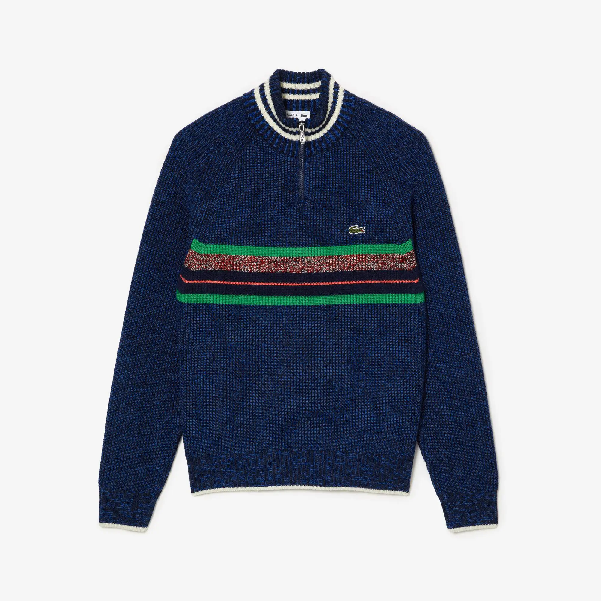 Lacoste Pullover di lana a collo alto made in France. 2