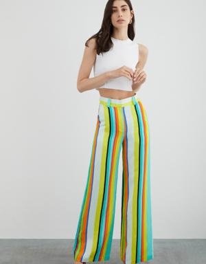 Striped Baggy Trousers