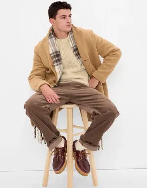 '90s Loose Corduroy Pants with Washwell beige