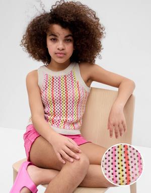 Gap Kids Crochet Tank Top multi