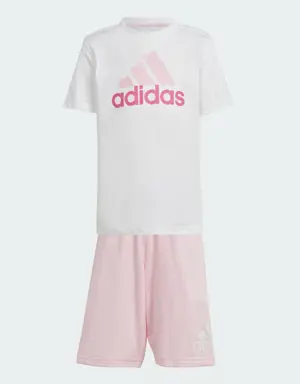 Adidas Conjunto Playera y Shorts Essentials