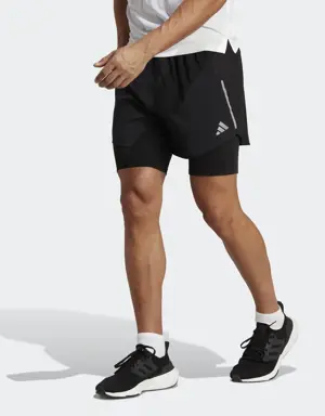 Adidas Shorts Designed 4 Running 2-en-1